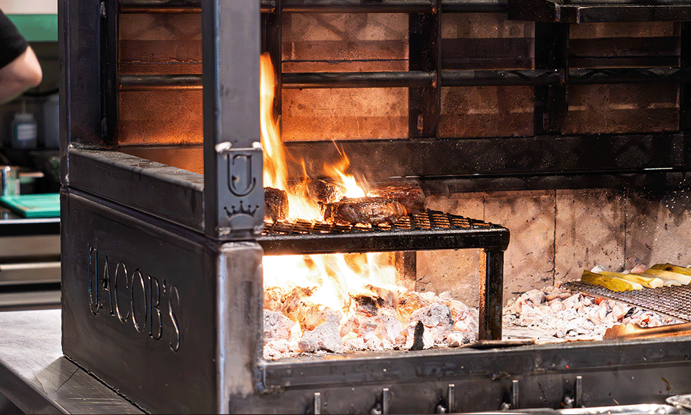 houtskool barbecue