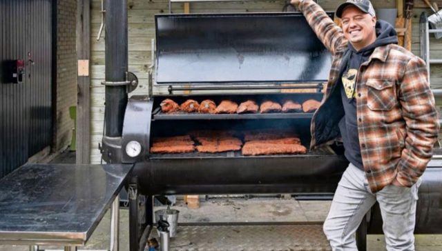 werken met een Amerikaanse smoker